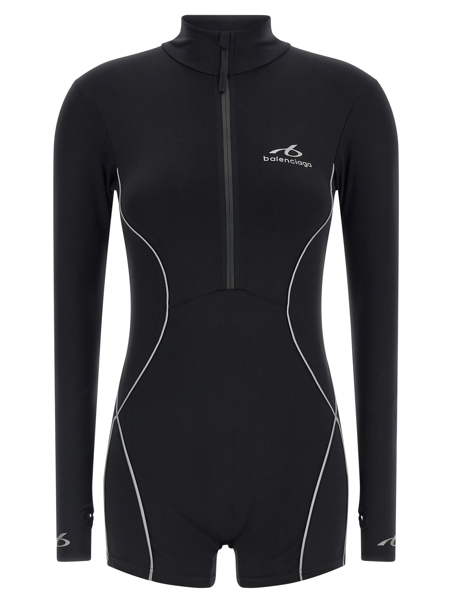 Balenciaga Black Polyamide Bodysuit
