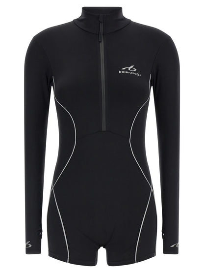 Balenciaga Black Polyamide Bodysuit