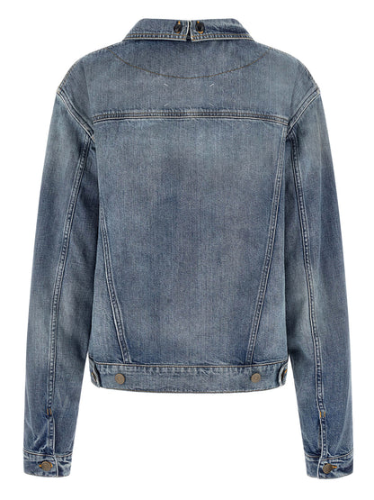 Maison Margiela Blue Cotton Denim Jacket