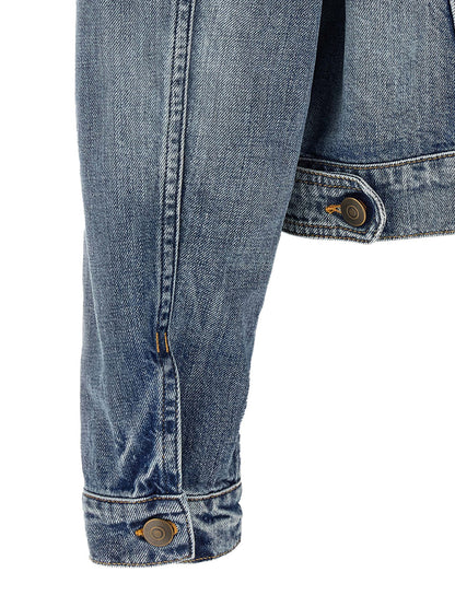 Maison Margiela Blue Cotton Denim Jacket