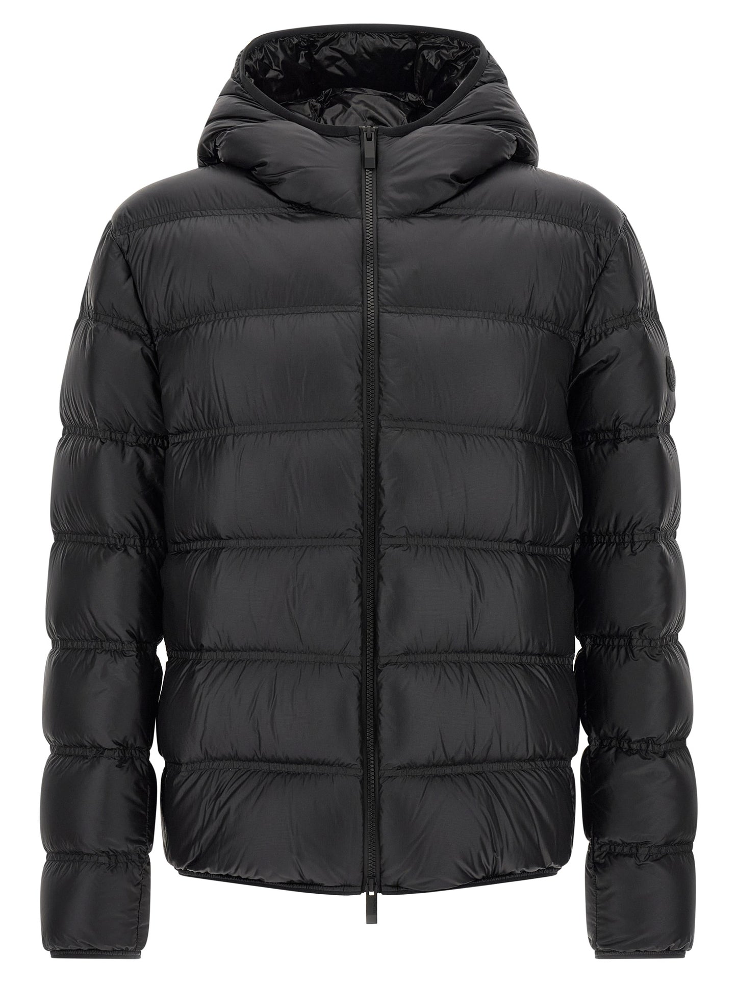 Moncler Black Polyamide Full-Length Jacket