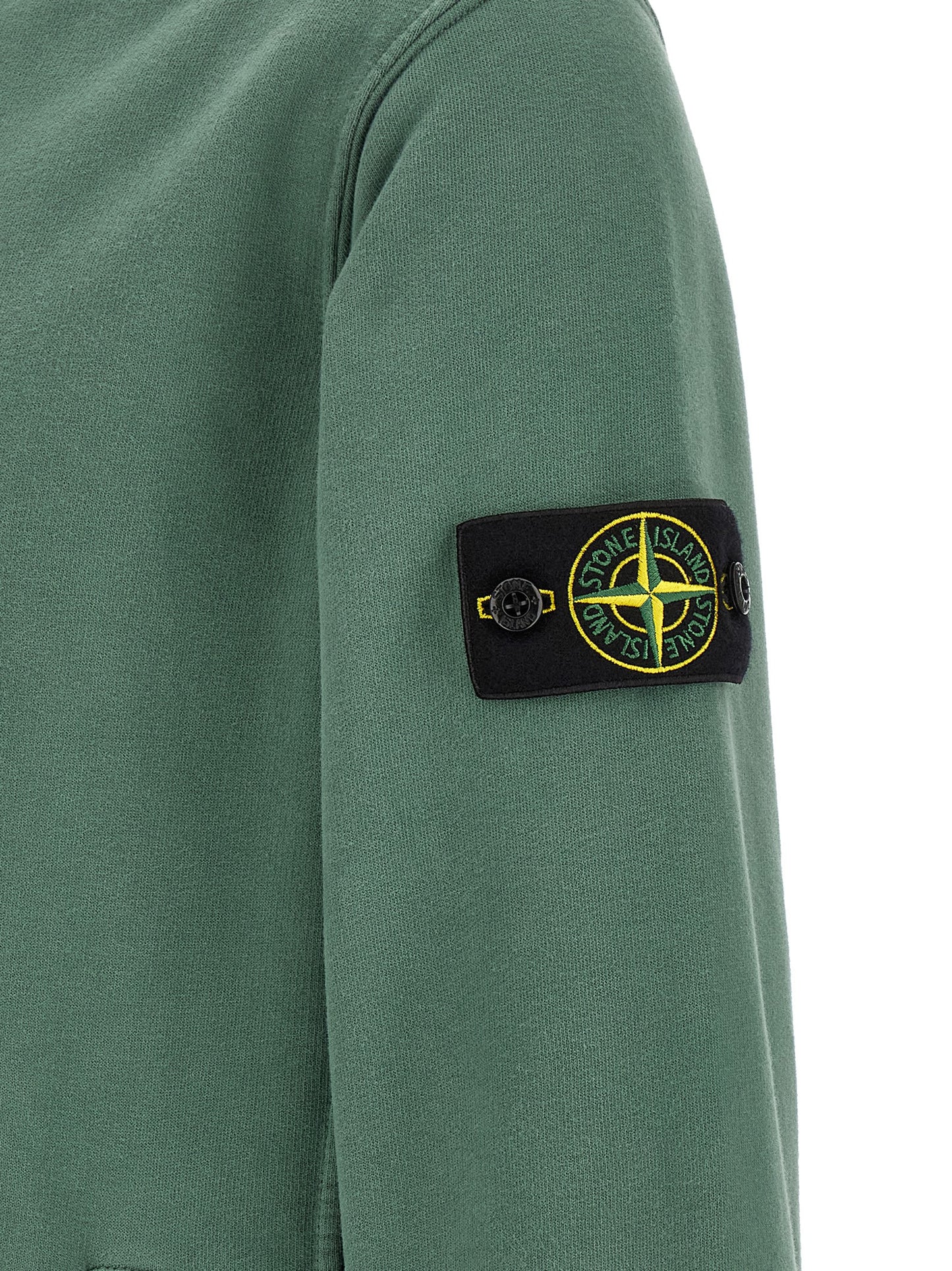 Stone Island Bicolor Cotton Sweatshirt