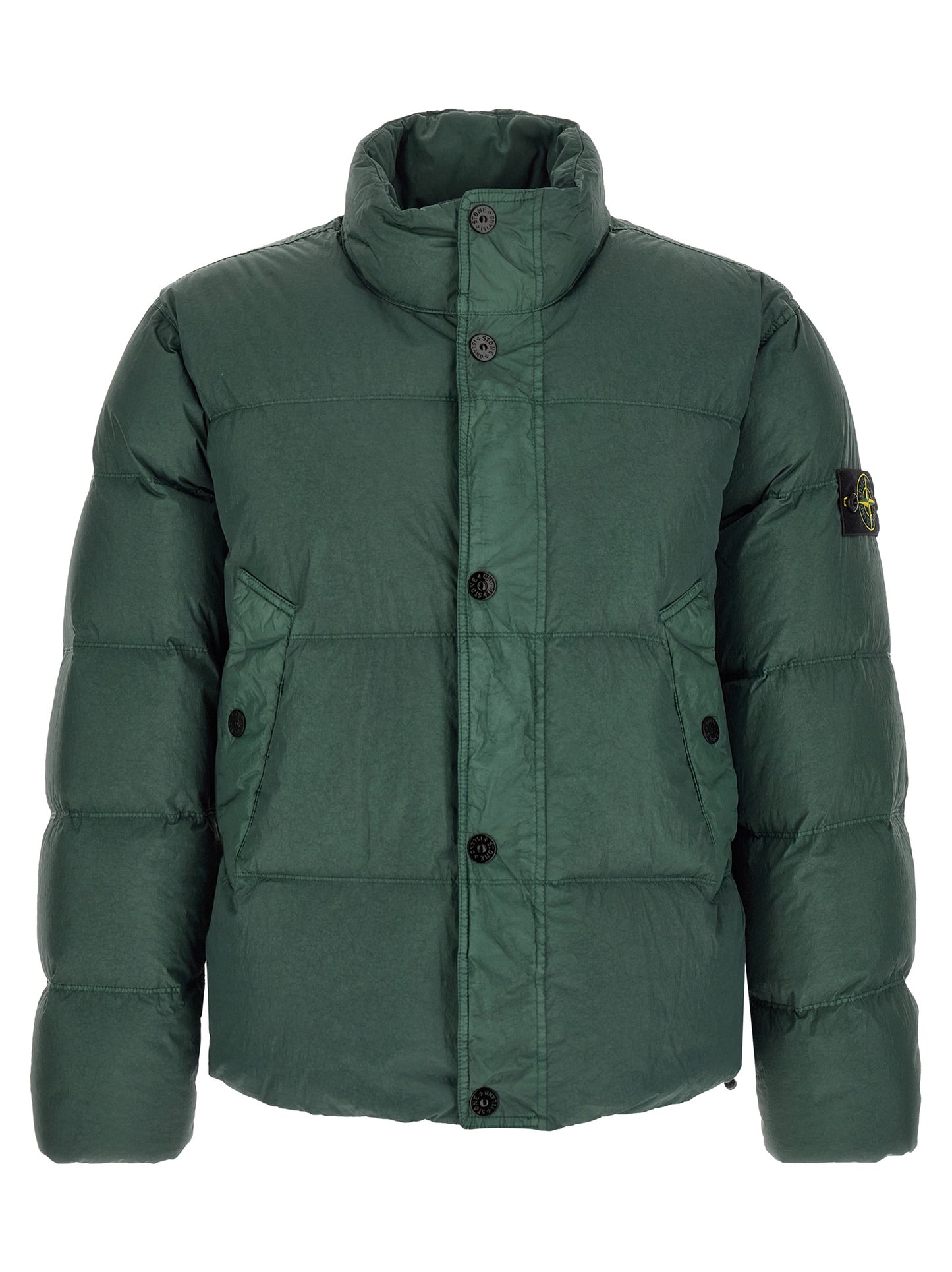 Stone Island Bicolor Polyamide Full-Length Jacket