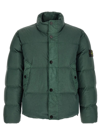 Stone Island Bicolor Polyamide Full-Length Jacket