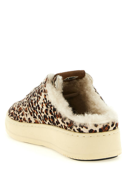 Autry Brown Cowhide Low Top Sneakers
