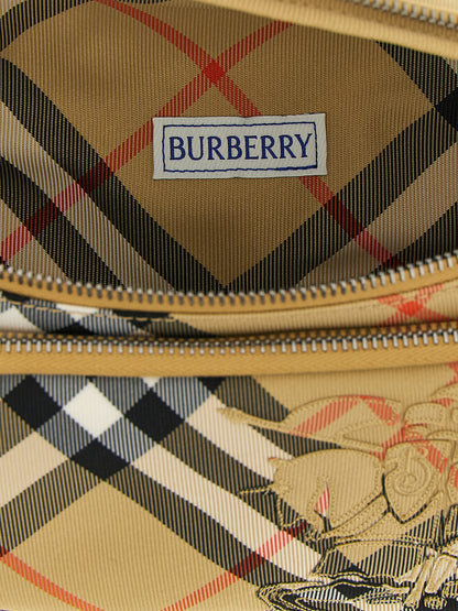 Burberry Beige Polyester Crossbody Bag