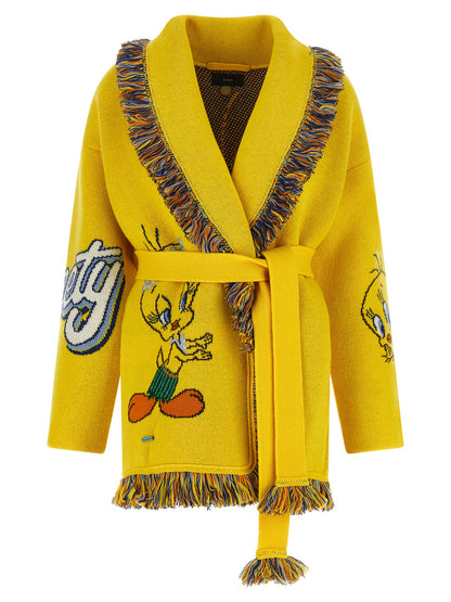 Alanui Multicolor Virgin Wool Cardigan