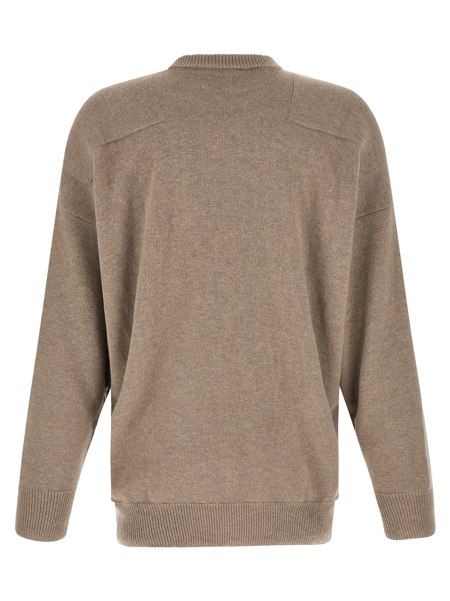 Jil Sander Beige Wool Cardigan