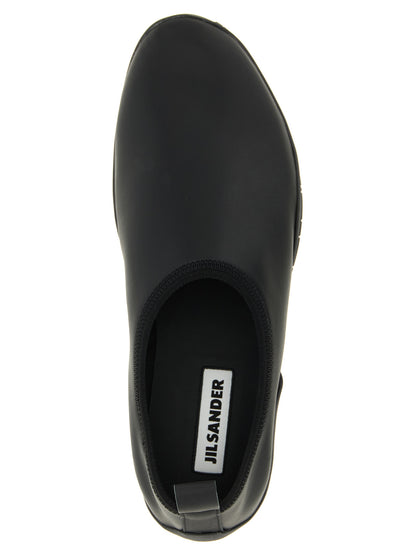 Jil Sander Black Polyethylene Flats