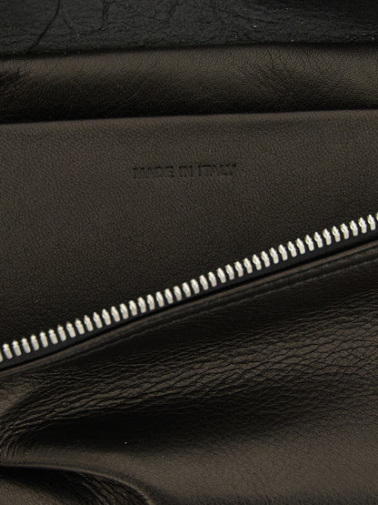 Rick Owens Black Calfskin Crossbody Bag