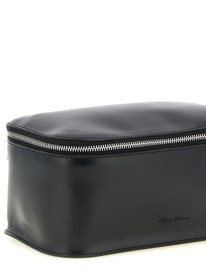 Rick Owens Black Calfskin Airpod Holder