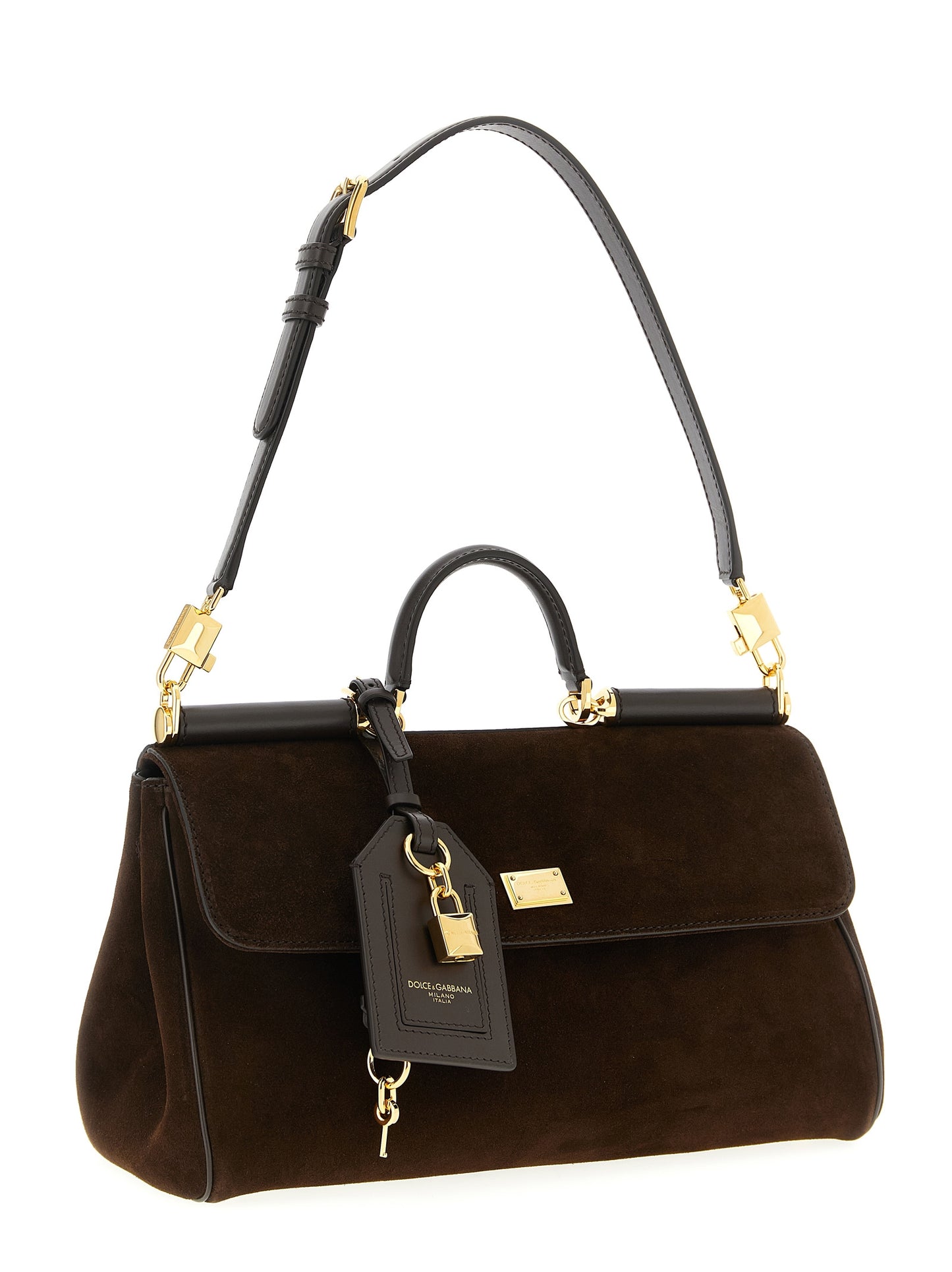 Dolce & Gabbana Brown Calfskin Handbag