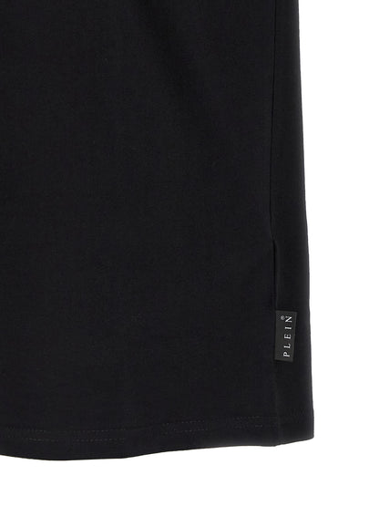 Philipp Plein Black Cotton T-Shirt