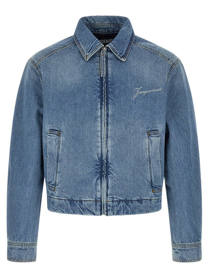 Jacquemus Blue Cotton Denim Jacket