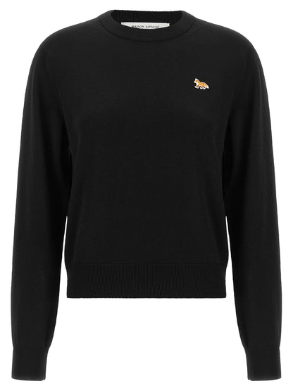 Maison Kitsuné Black Wool Cardigan