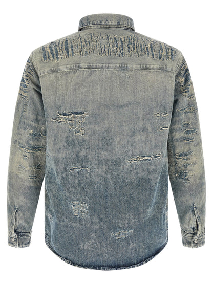Diesel Blue Cotton Blouse