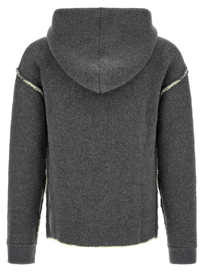 Diesel Gray Wool Sweatshirt