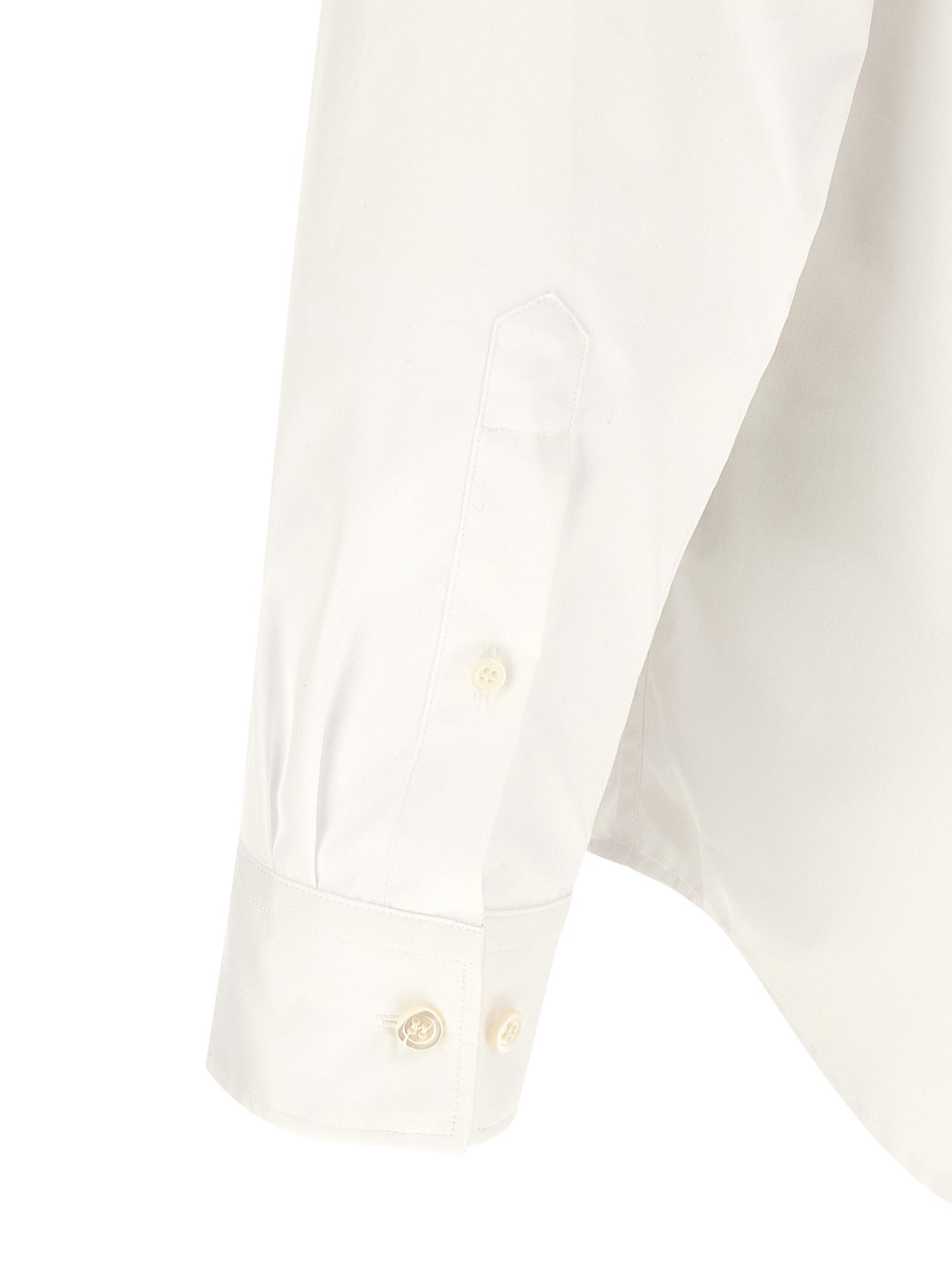 Dries Van Noten White Cotton Blouse