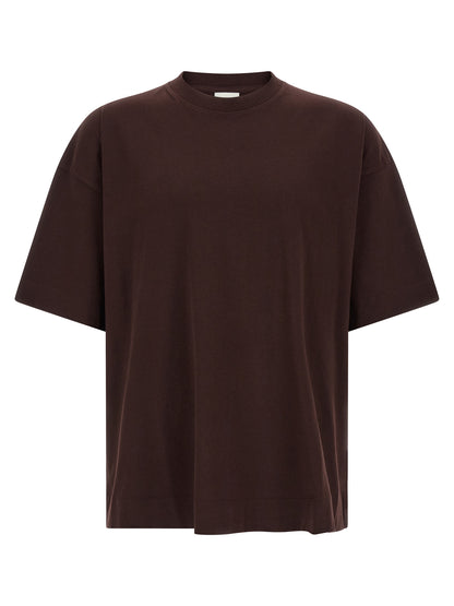 Dries Van Noten Bordeaux Cotton T-Shirt