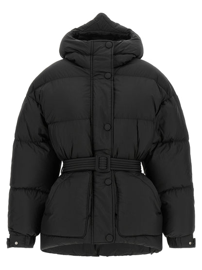 IENKI IENKI Black Nylon Full-Length Jacket