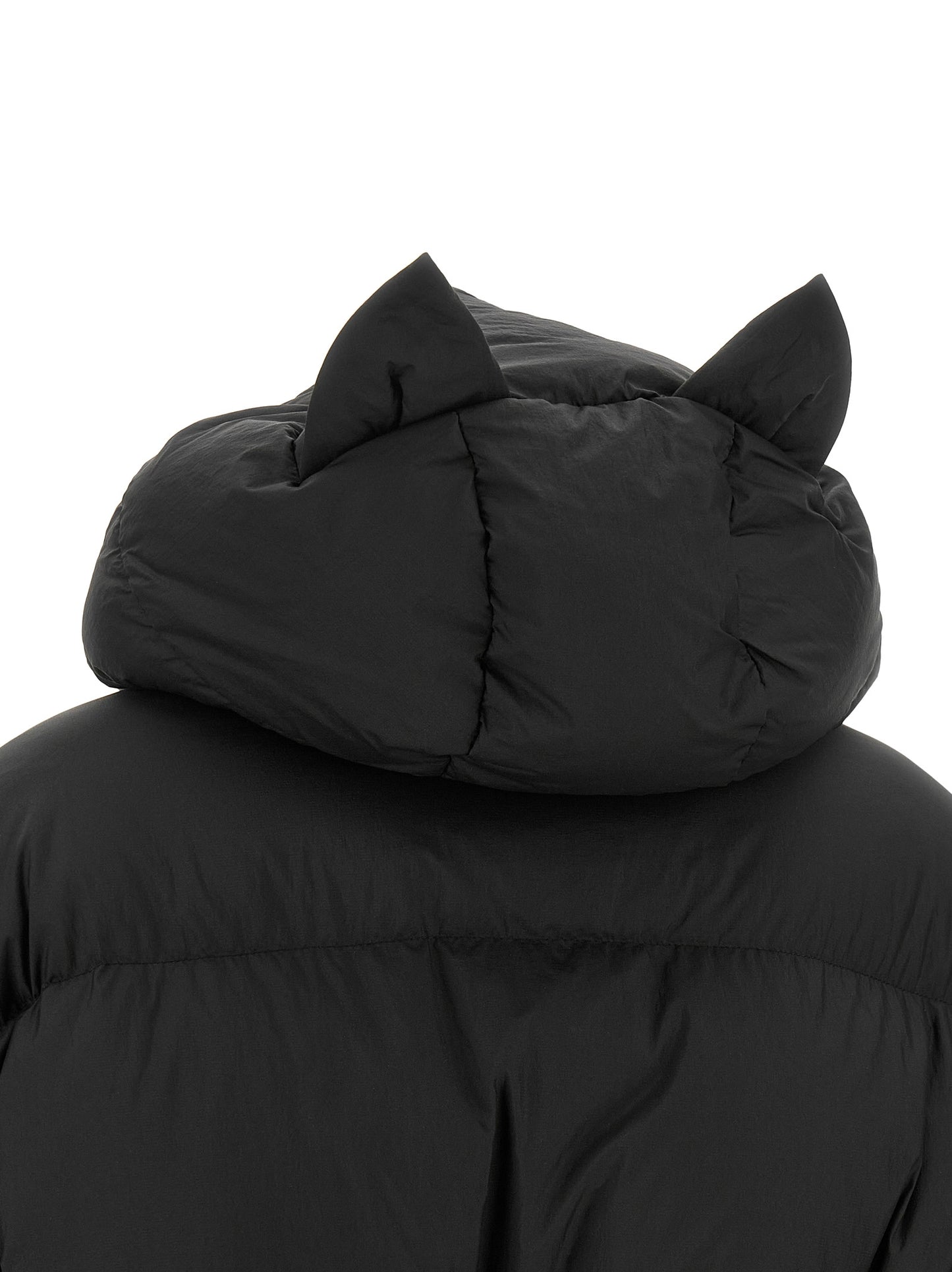 IENKI IENKI Black Nylon Full-Length Jacket