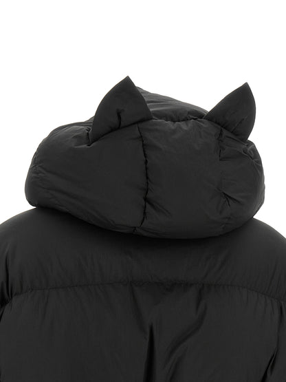 IENKI IENKI Black Nylon Full-Length Jacket