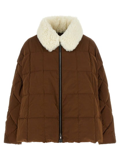 IENKI IENKI Brown Polyester Full-Length Jacket