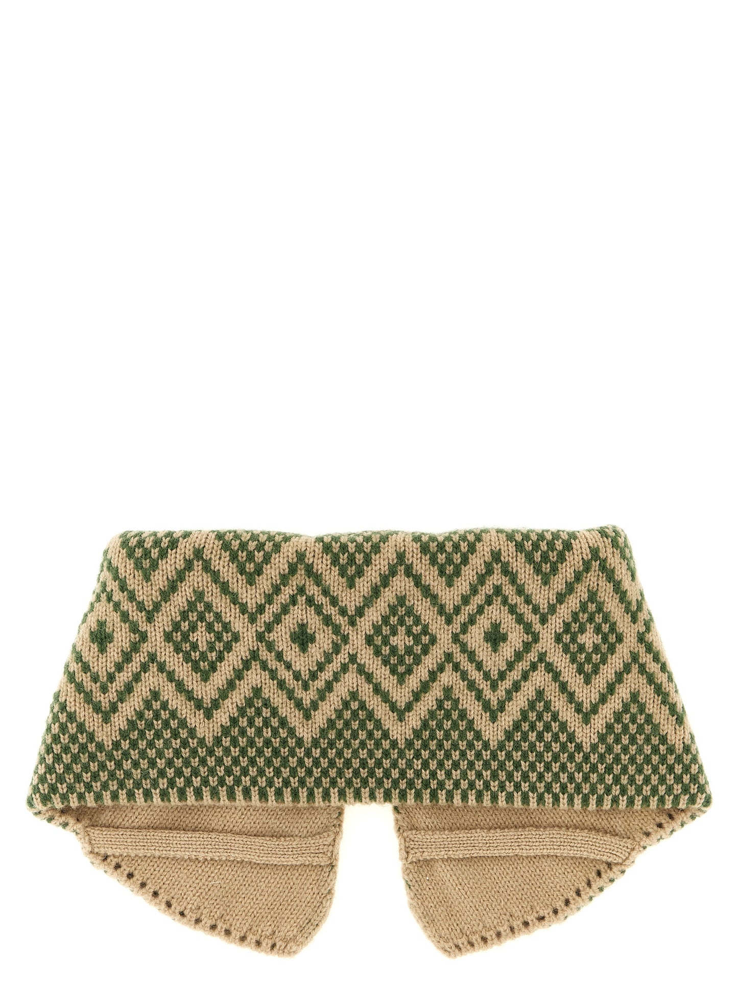 Dries Van Noten Beige Wool Scarf
