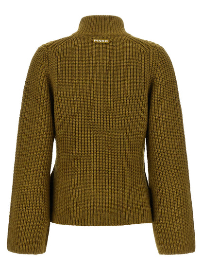 PINKO Bicolor Polyester Cardigan