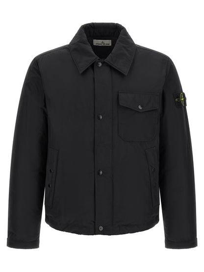 Stone Island Black Polyester Jacket