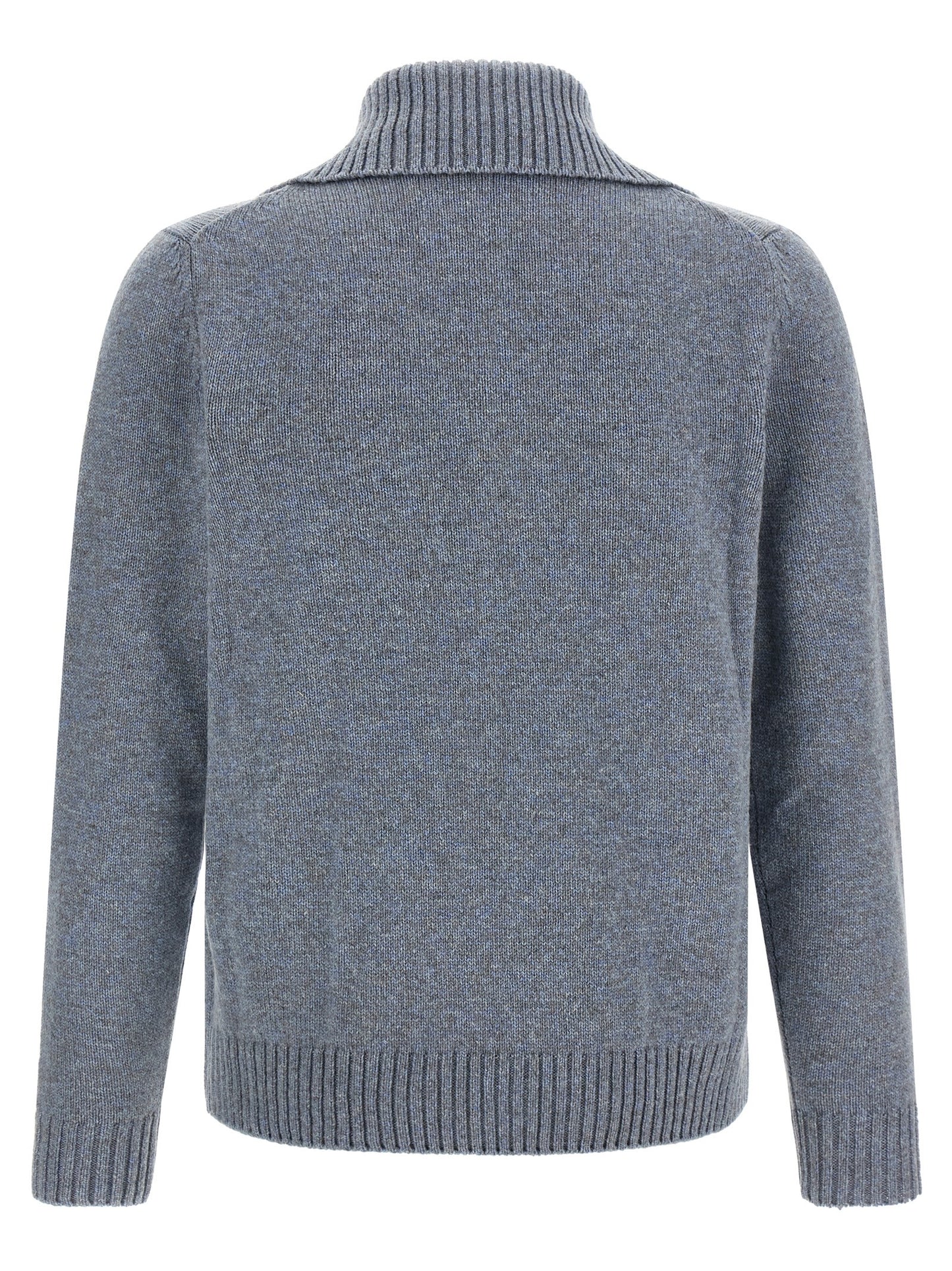 ZANONE Blue Virgin Wool Cardigan