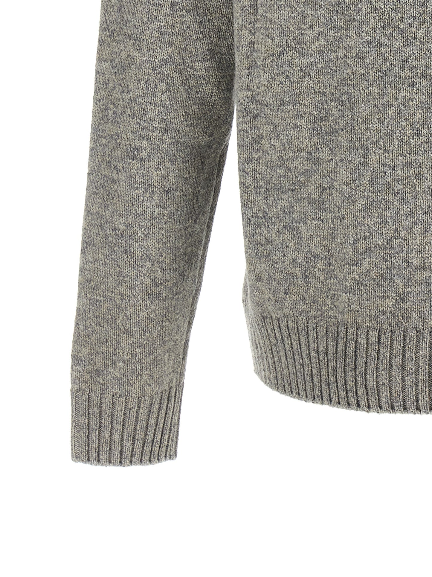 ZANONE Gray Virgin Wool Cardigan