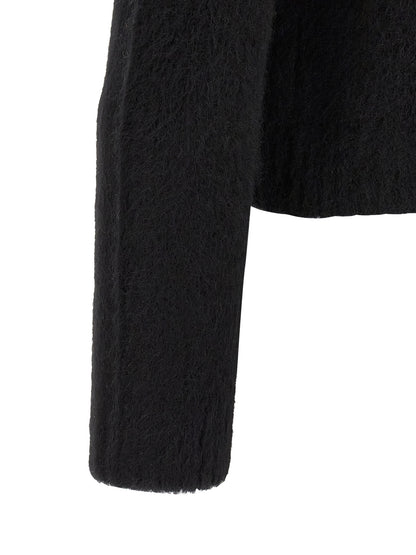 Dries Van Noten Black Wool Cardigan