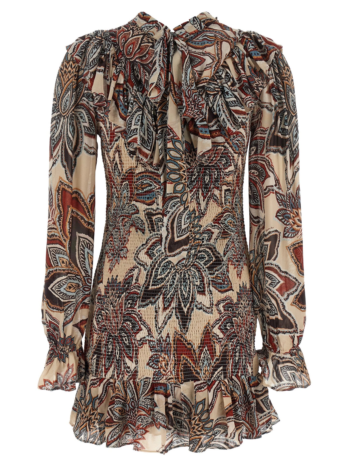 FARM RIO Multicolor Viscose Short Dress