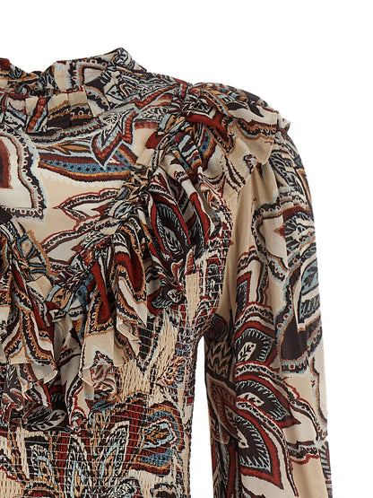 FARM RIO Multicolor Viscose Short Dress