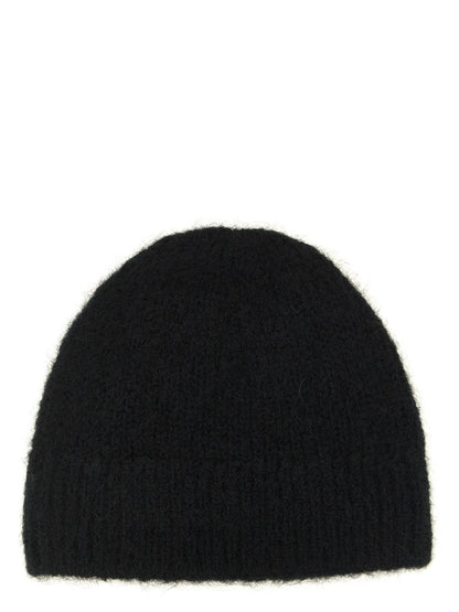 Dries Van Noten Black Wool Beanie