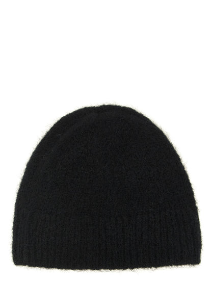 Dries Van Noten Black Wool Beanie