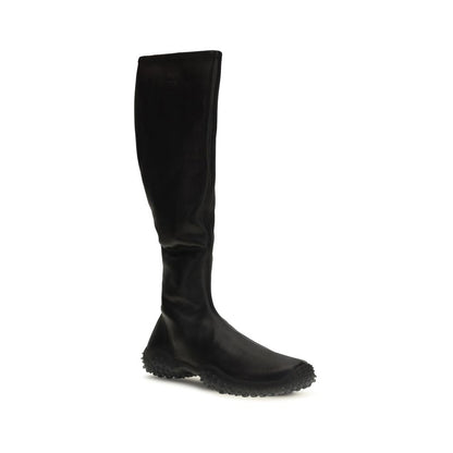 Miu Miu Black Lamb Ovis Aries Ankle Boots