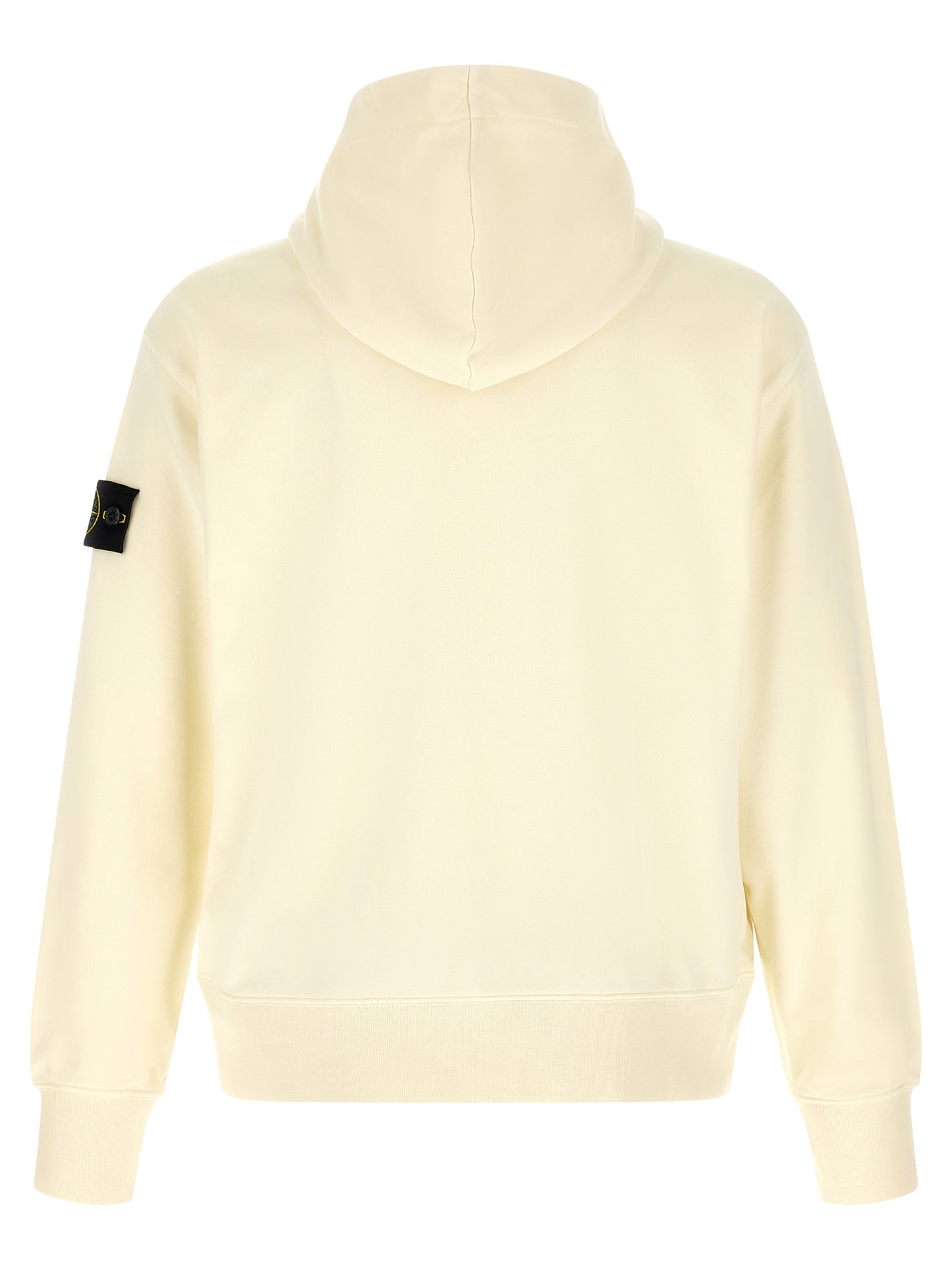 Stone Island White Cotton Sweatshirt