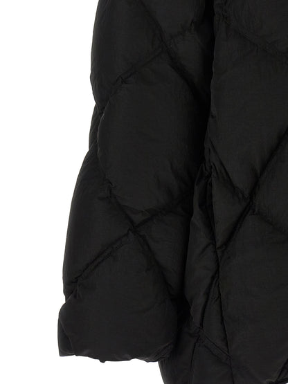 IENKI IENKI Black Nylon Full-Length Jacket