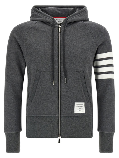 Thom Browne Gray Cotton Sweatshirt