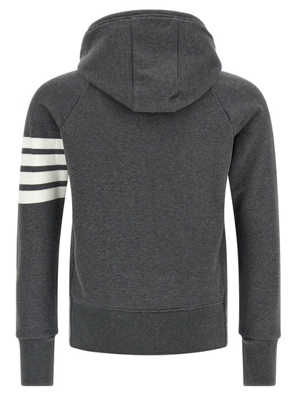 Thom Browne Gray Cotton Sweatshirt