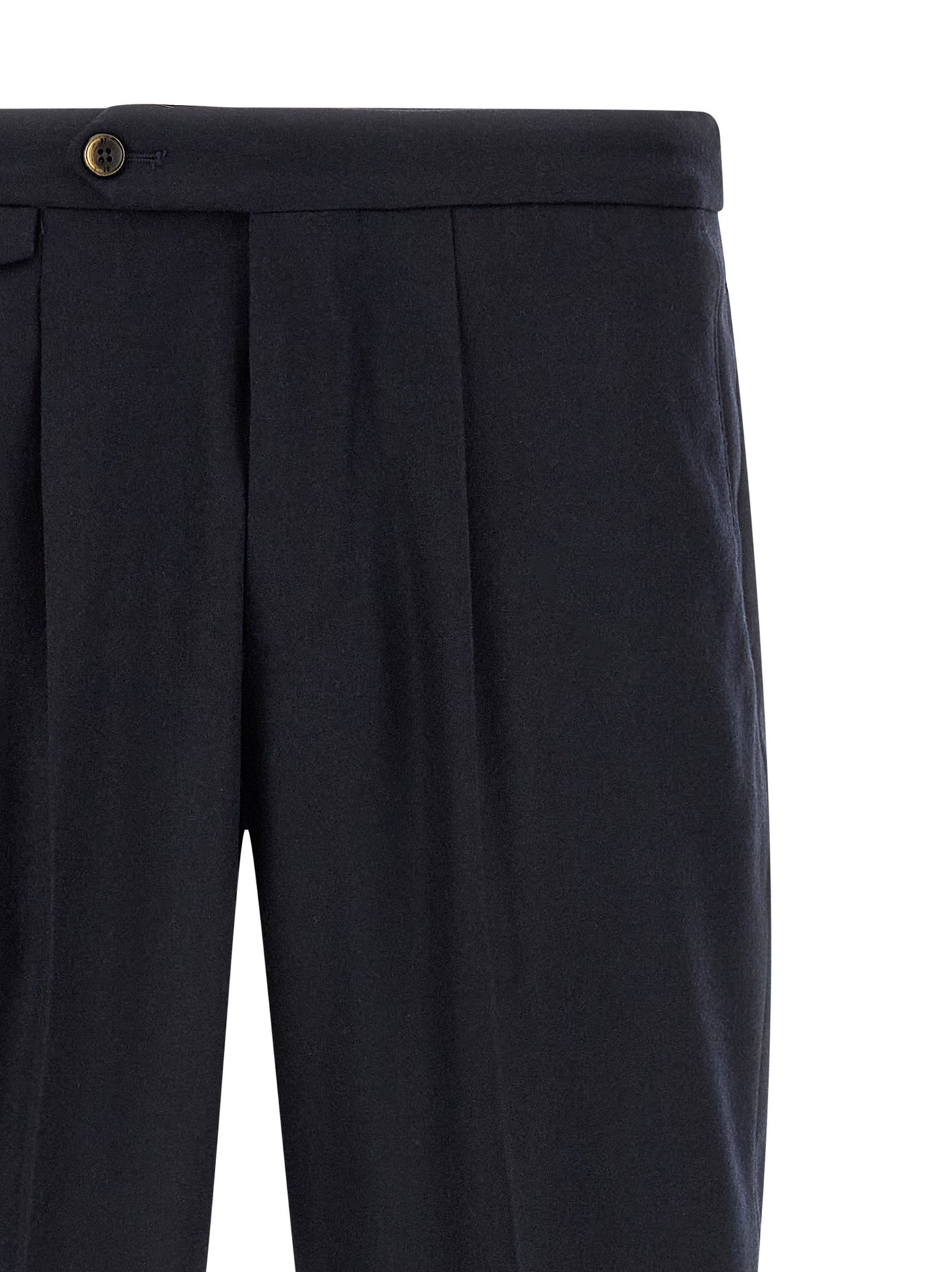 PT Torino Black Virgin Wool Dress Pants