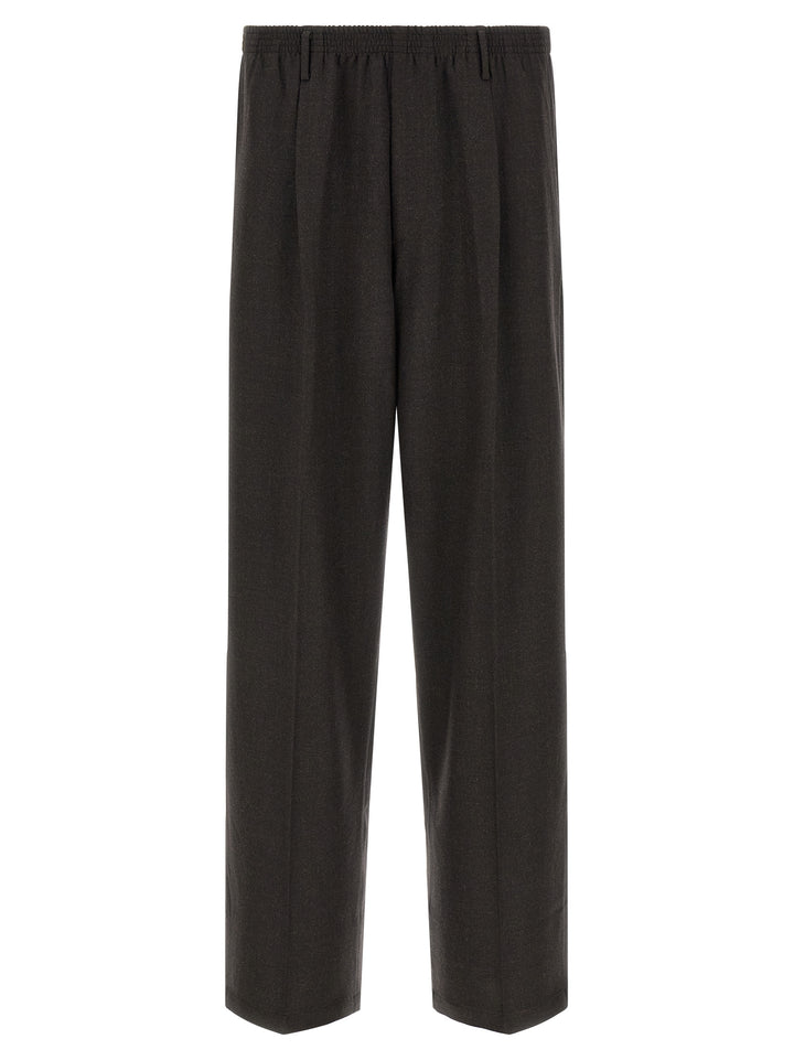 CELLAR DOOR Brown Virgin Wool Dress Pants
