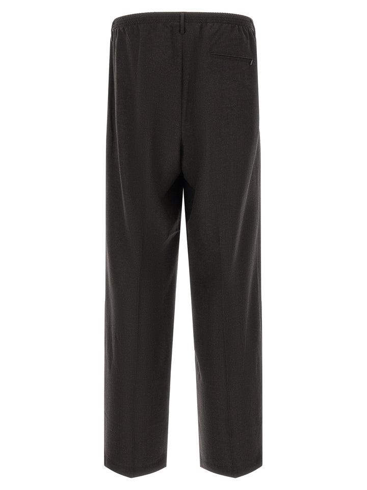 CELLAR DOOR Brown Virgin Wool Dress Pants