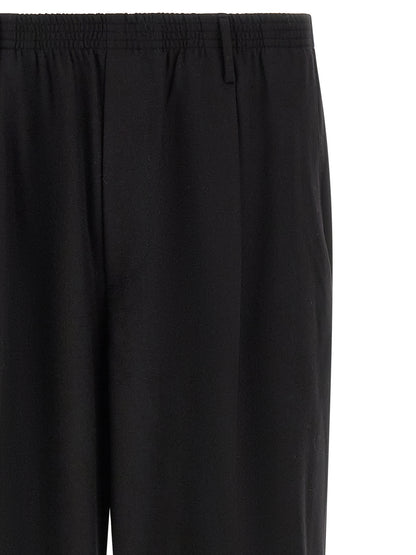 CELLAR DOOR Black Virgin Wool Dress Pants