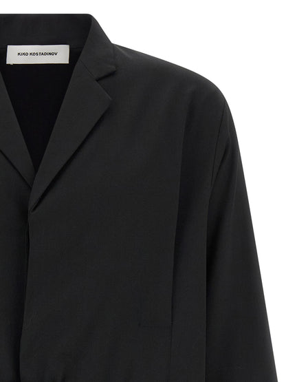 Kiko Kostadinov Black Virgin Wool Blazer