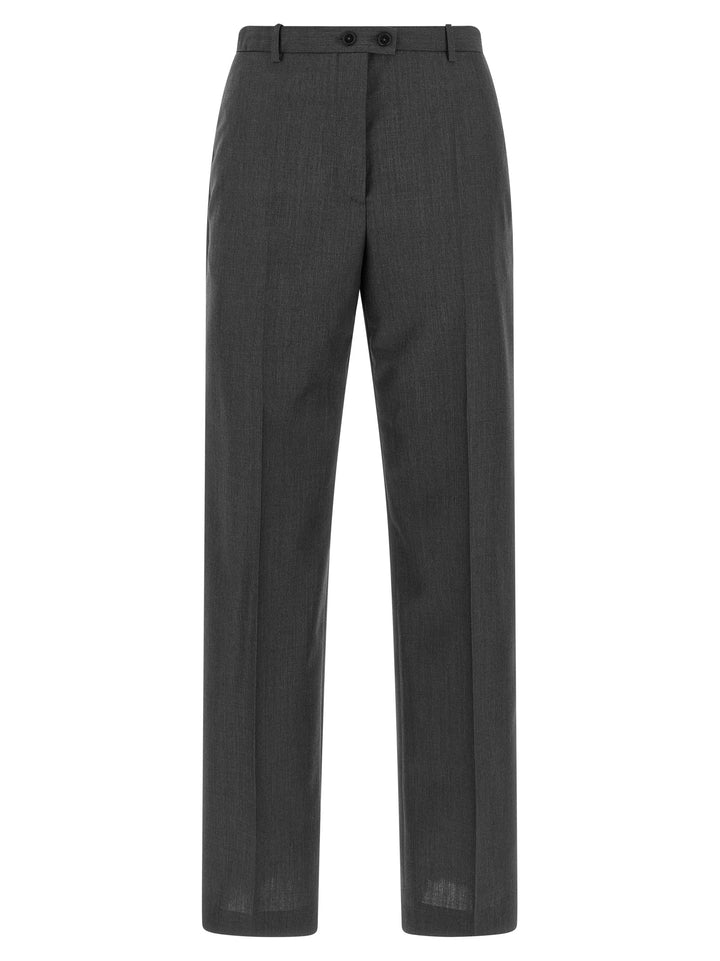Jil Sander Gray Wool Dress Pants