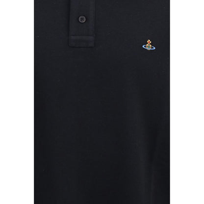 Vivienne Westwood Black Cotton Polo Shirt
