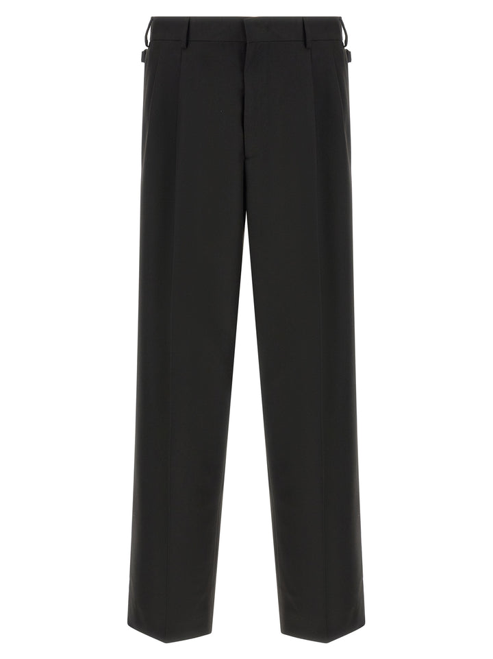 CELLAR DOOR Black Polyester Casual Pants